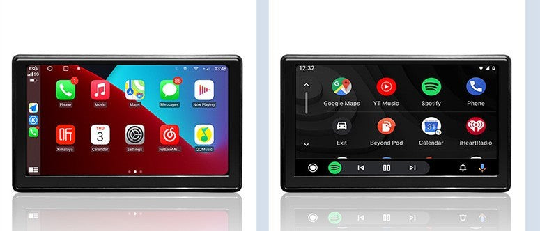 Écran intelligent de voiture IPS portable Écran de projection sans fil Carplay Android, Apple AUTO