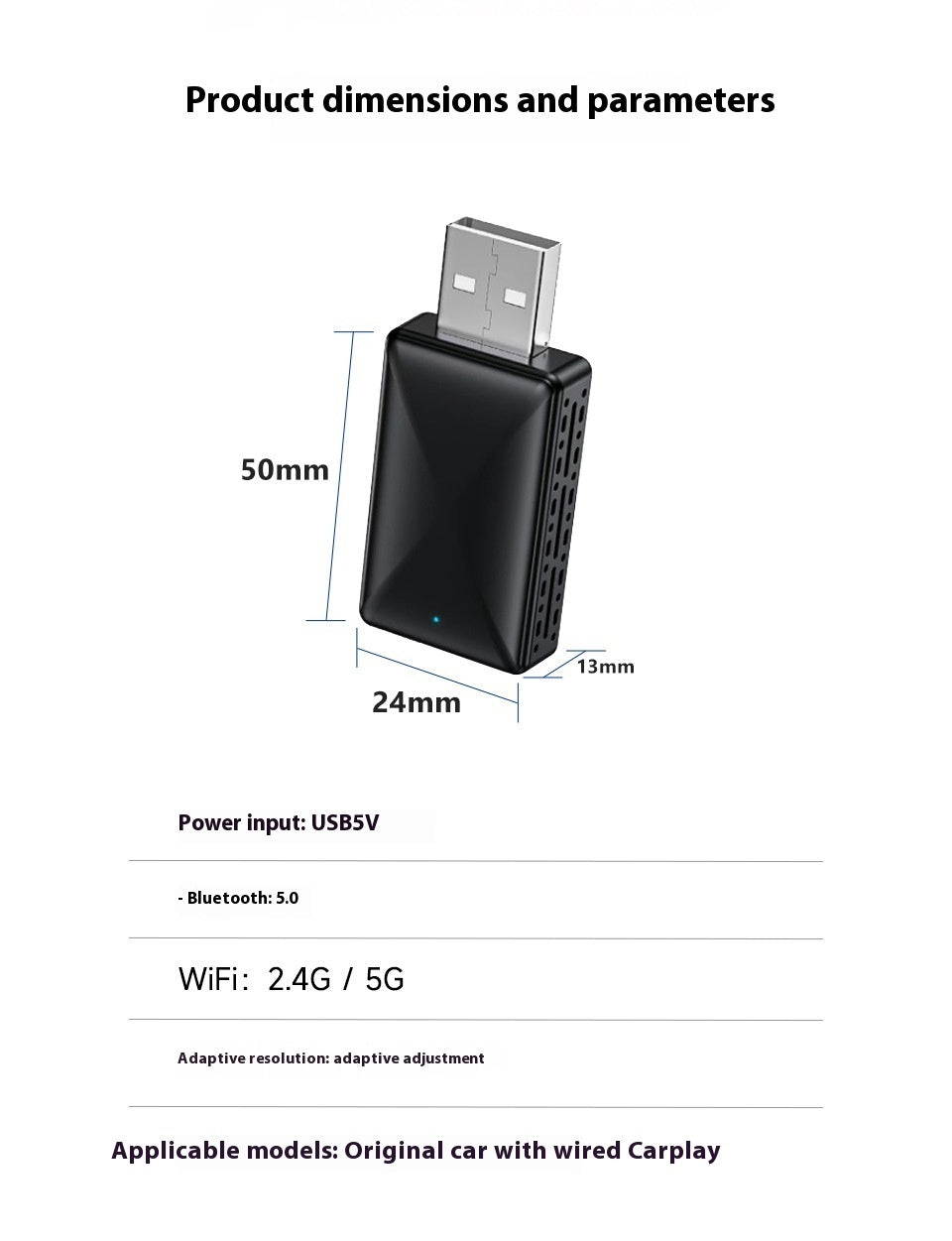 Carplay USB Module Carplay Sans Fil